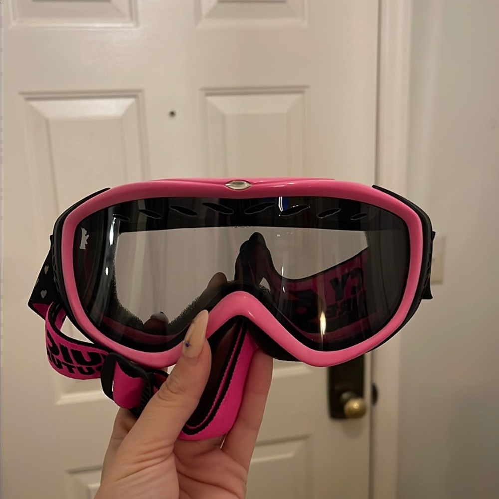 Vintage pink juicy couture ski/snowboard googles